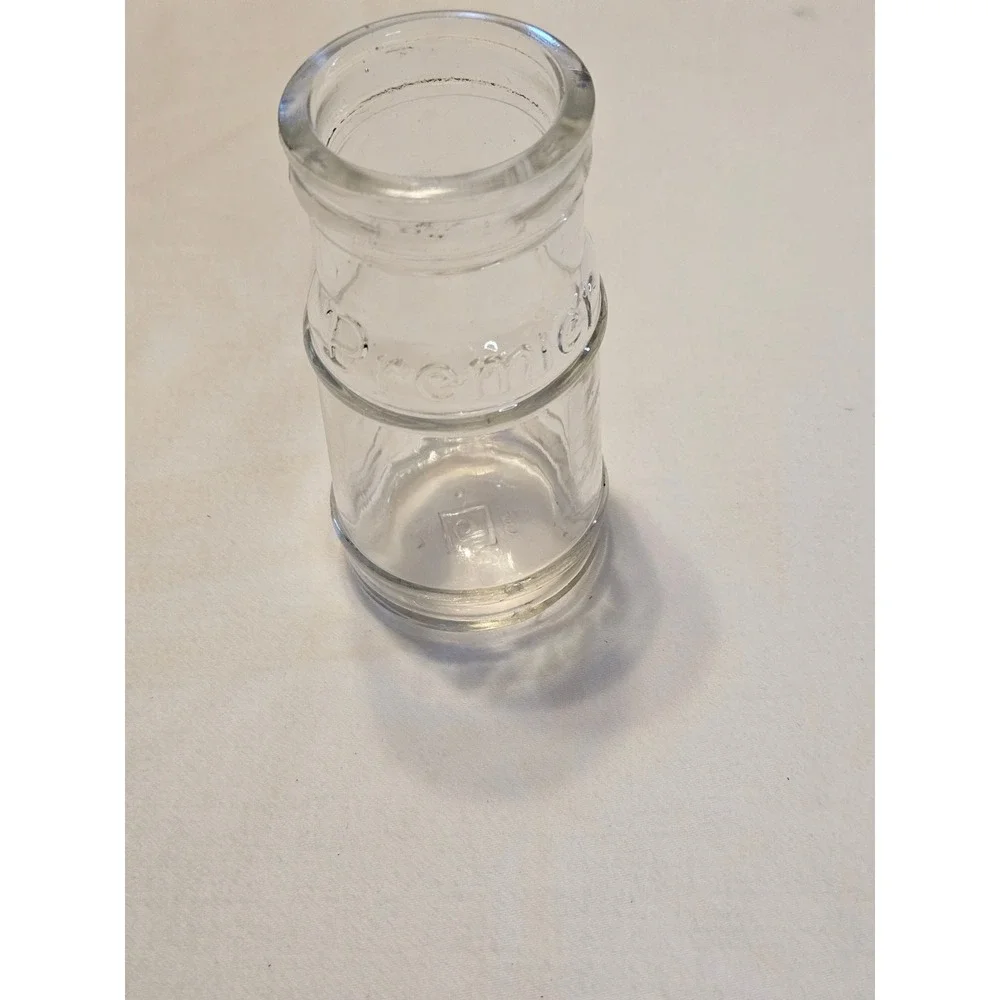 Vintage Premier Cream Bottle Milk Bottle Clear Little Kitchen Farmhouse‎ Country